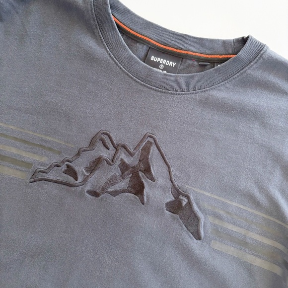 Superdry Men’s Expedition Long Sleeve Graphic Embroidered Tee Size M - Picture 9 of 14